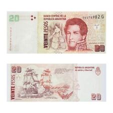 2013 Argentina 20 pesos argentinos antiguos peso de rosas América del Sur A-Unc segunda mano  Embacar hacia Argentina