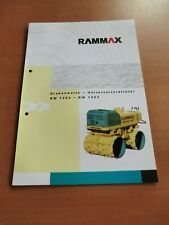 Prospekt ammann rammax gebraucht kaufen  Könnern