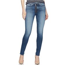 Jeans skinny Hudson retrô anel exposto zíper cintura alta desgastado tornozelo 27 comprar usado  Enviando para Brazil