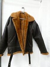 sheepskin mens aviator jacket for sale  IPSWICH