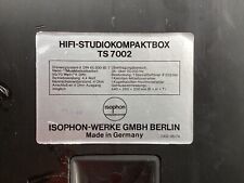 Hifi studiokompaktbox isophon gebraucht kaufen  Deutschland