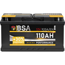Autobatterie 110Ah 12V 920A BSA Starterbatterie statt 90Ah 95Ah 100Ah 105Ah gebraucht kaufen  Neckarau