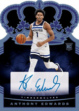 Used, 2020 Panini Crown Royale Rookie Autograph /500 - Anthony Edwards RC Digital Card for sale  Shipping to South Africa