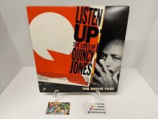 Listen Up The Lives of Quiny Jones Laserdisc LD Boa Forma NÃO DVD comprar usado  Enviando para Brazil