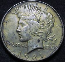 1921 PEACE SILVER DOLLAR COIN for sale  Portage
