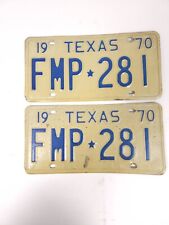 1970 texas license for sale  Burleson