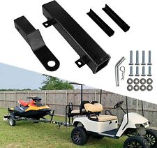 Used, For Club Car Ezgo Yamaha Black Golf Cart Trailer Hitch With 2" Receiver for sale  Shipping to South Africa
