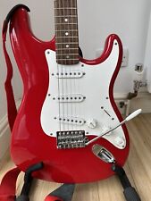 Squire stratocaster red for sale  EPSOM
