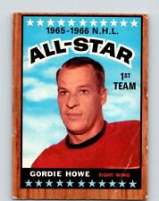1966-67 Topps Gordie Howe All-Star #121 Good Vintage Hockey Card for sale  Canada