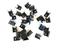 31 pieces, TO220 Black Anodized Heatsink, used for sale  Shipping to South Africa