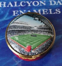 Bilston & Battersea Halcyon Days Enamel Large Football Stadium Wembley ? Pot  for sale  UK