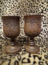 Pair african wooden for sale  DISS