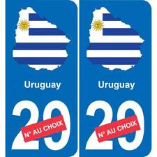 Uruguay carte drapeau d'occasion  France