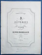 Henri rosellen partition d'occasion  France
