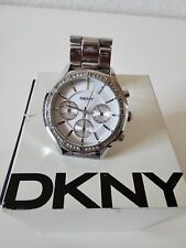 dkny damenuhr edelstahl gebraucht kaufen  Übersee