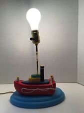 Usado, Colorida lámpara de mesa para velero de madera lámpara para niños  segunda mano  Embacar hacia Argentina