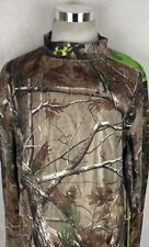 Under Armour Coldgear Compression Realtree Camo L/S Mock Turtle Neck Fitted 3XL for sale  Shipping to South Africa