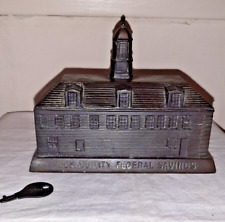 COOK COUNTY FEDERAL SAVINGS SOUVENIR BUILDING PROMO BANK CHICAGO BANTHRICO 1954 for sale  Shipping to South Africa