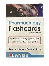 Lange pharmacology flashcards for sale  Lakewood