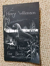 Henry williamson catalogue. for sale  Shipping to Ireland
