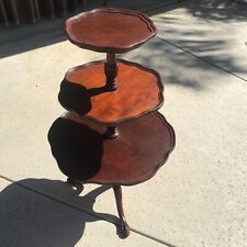 Mahogany tier table for sale  Shipping to Canada