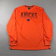 Camiseta masculina New York Knicks grande laranja gola redonda manga longa NBA basquete, usado comprar usado  Enviando para Brazil