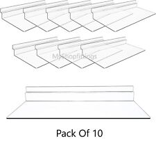 Xacrylic slatwall shelves for sale  ILFORD