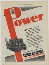 1929 Le Roi Engines Anúncio: POWER - 1930 Road Show Promo - Atlantic City, 3-180 HP comprar usado  Enviando para Brazil