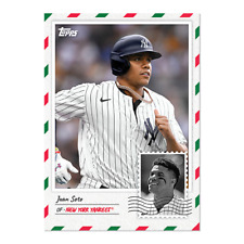 2023 Topps MLB Holiday Card 3 Juan Soto   - Free Shipping Always!, used for sale  Shipping to South Africa