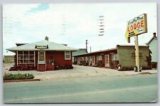 Postcard See Big Wyoming at Knotty Pine Lodge, Rock Springs WY V176 for sale  Shipping to South Africa