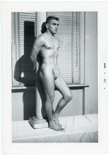 Vintage 1960 3.5x5 B+W LON OF NEW YORK Young Bodybuilder BRONCO TOTER Sexy for sale  Shipping to South Africa