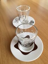 Espresso gläser untertasse gebraucht kaufen  Deutschland