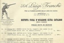 Brescia franchi fucili usato  Italia