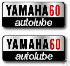 YAMAHA YJ2 RIVERSIDE 60 AUTOLUBE DECAL GRAPHIC for sale  Shipping to South Africa
