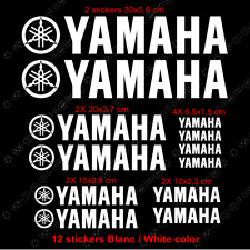 Stickers yamaha blanc d'occasion  France