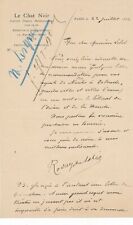 Rodolphe salis lettre d'occasion  Paris IX