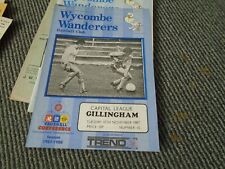 Wycombe wanderers gillingham for sale  UK