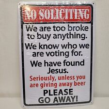 Soliciting funny sign for sale  Shipping to Ireland