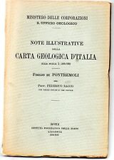 Pontremoli carta geologica usato  Montecchio Emilia