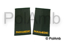 Paramedic slider epaulettes for sale  Shipping to Ireland