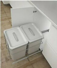 HAFELE PULL-OUT KITCHEN BIN GREY 2 X 16LTR for sale  Shipping to Ireland