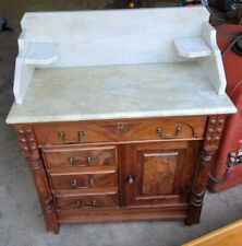 Antique Marble Top Dry Sink Wash Stand  for sale  Mc Clure