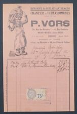 1935 invoice coal d'occasion  Expédié en Belgium