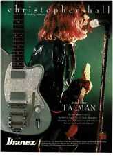 Guitarra Ibanez Talman TC825 1997 Christopher Hall of Puñaladas Westward anuncio vintage segunda mano  Embacar hacia Argentina