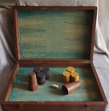 Antique wooden backgammon d'occasion  Expédié en Belgium