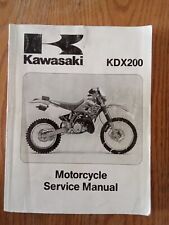 Kawasaki KDX200 1995 manual de servicio de fábrica 99924-1181-01 segunda mano  Embacar hacia Argentina