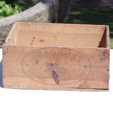 Ancienne caisse publicitaire de bistrot en bois vide des vins Dubonnet d'occasion  Cerisy-la-Salle