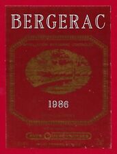 Etiquette bergerac 1986 d'occasion  Albertville