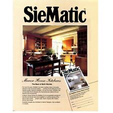 1990 SieMatic Kitchen Print Ad Paper Magazine Clipping Vtg 90s Home Design Ideas tweedehands  verschepen naar Netherlands