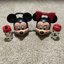 Lancheiras vintage Mickey Mouse & Minnie Mouse com garrafa térmica Aladdin Walt Disney Co comprar usado  Enviando para Brazil